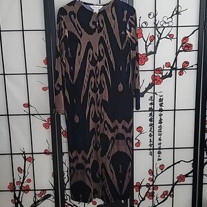 Diamond Tea Vintage Velvet Lounge Dress  MuuMuu